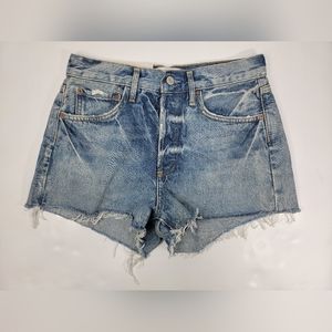 NWT AGOLDE Parker Vintage Dark Swapmeet Shorts Size 25